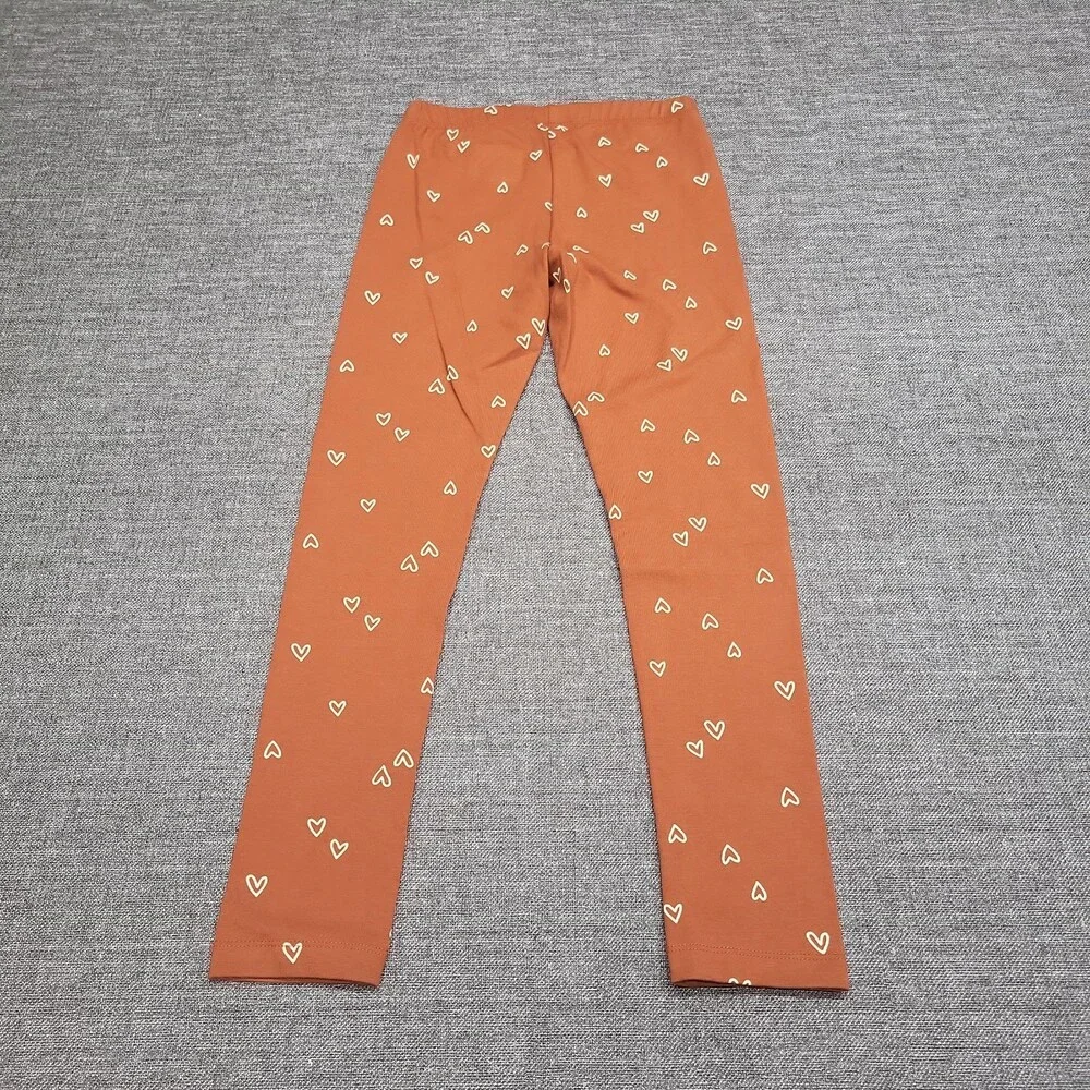 Cat & Jack Girls Rust-Orange Pull On Legging Active Pants Size Medium 8